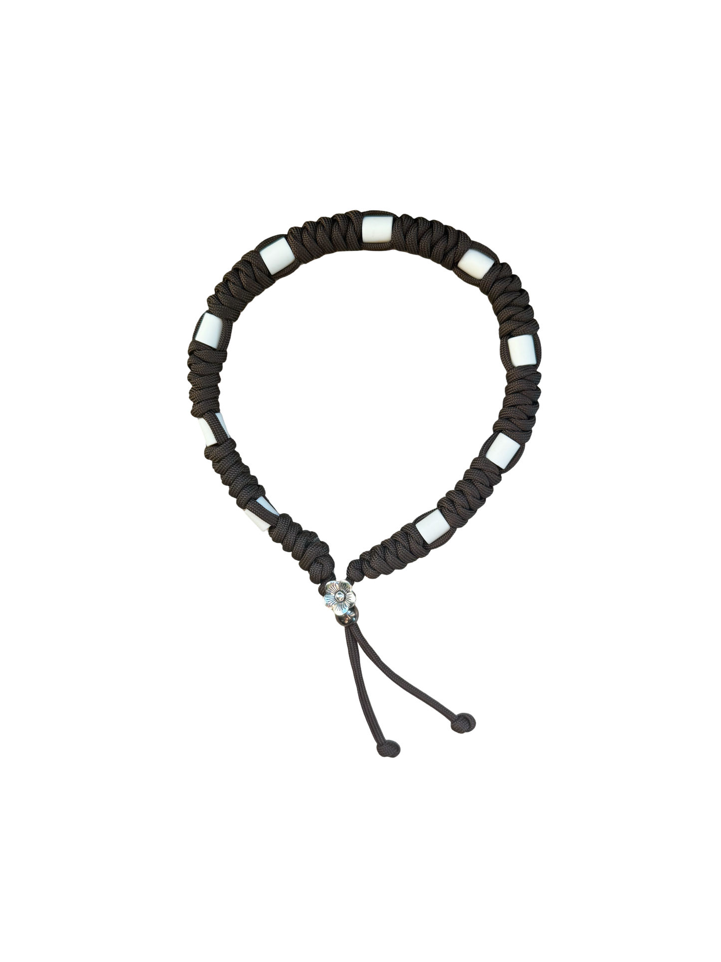 Handmade - Zeichenband Mokka/Creme (Schlange)