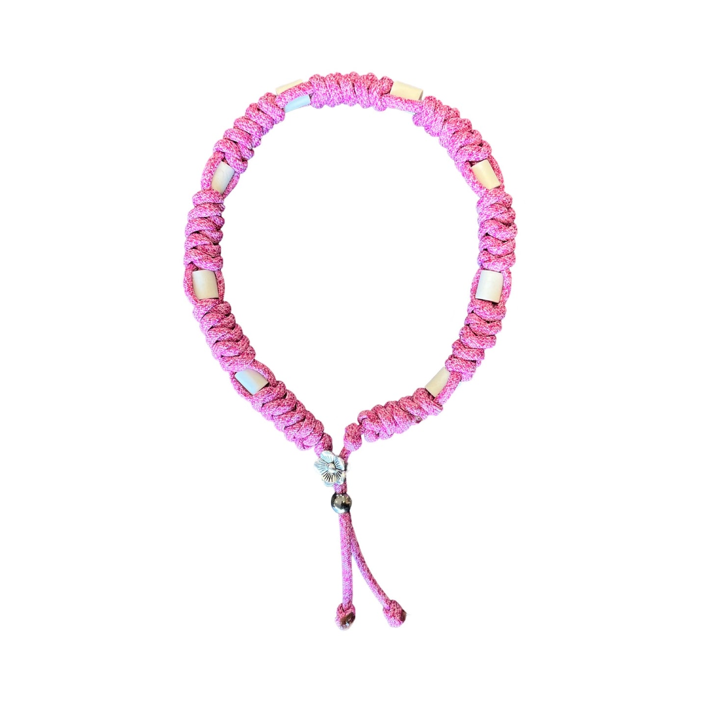 Handmade - Zeichenband Jeans / Pink (Schlange)