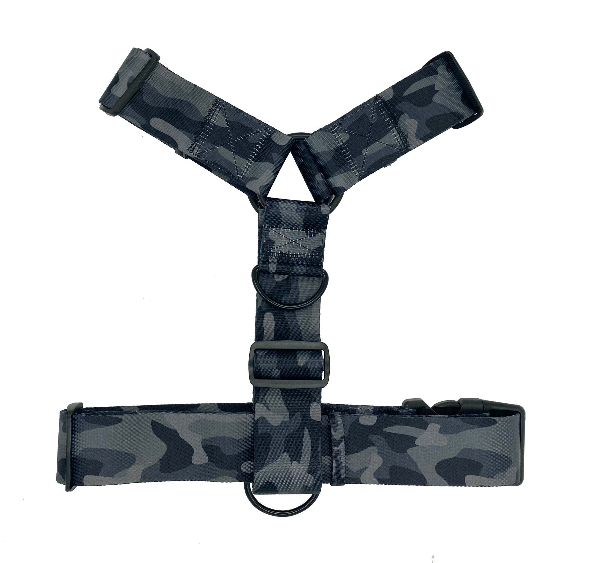 Gurtgeschirr - Schwarz Camouflage