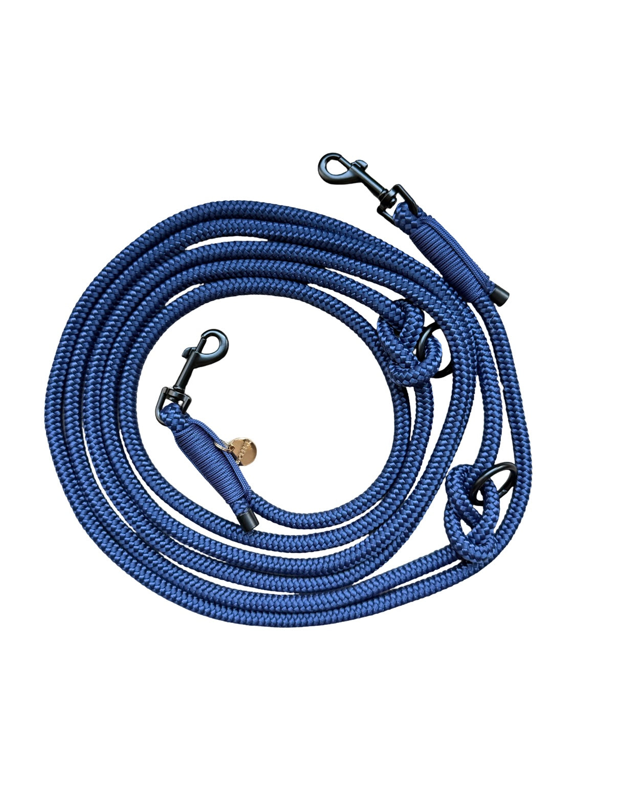 Handgemaakt - Handsfree Riem Navy (voor Woeffies tot 14 kg)