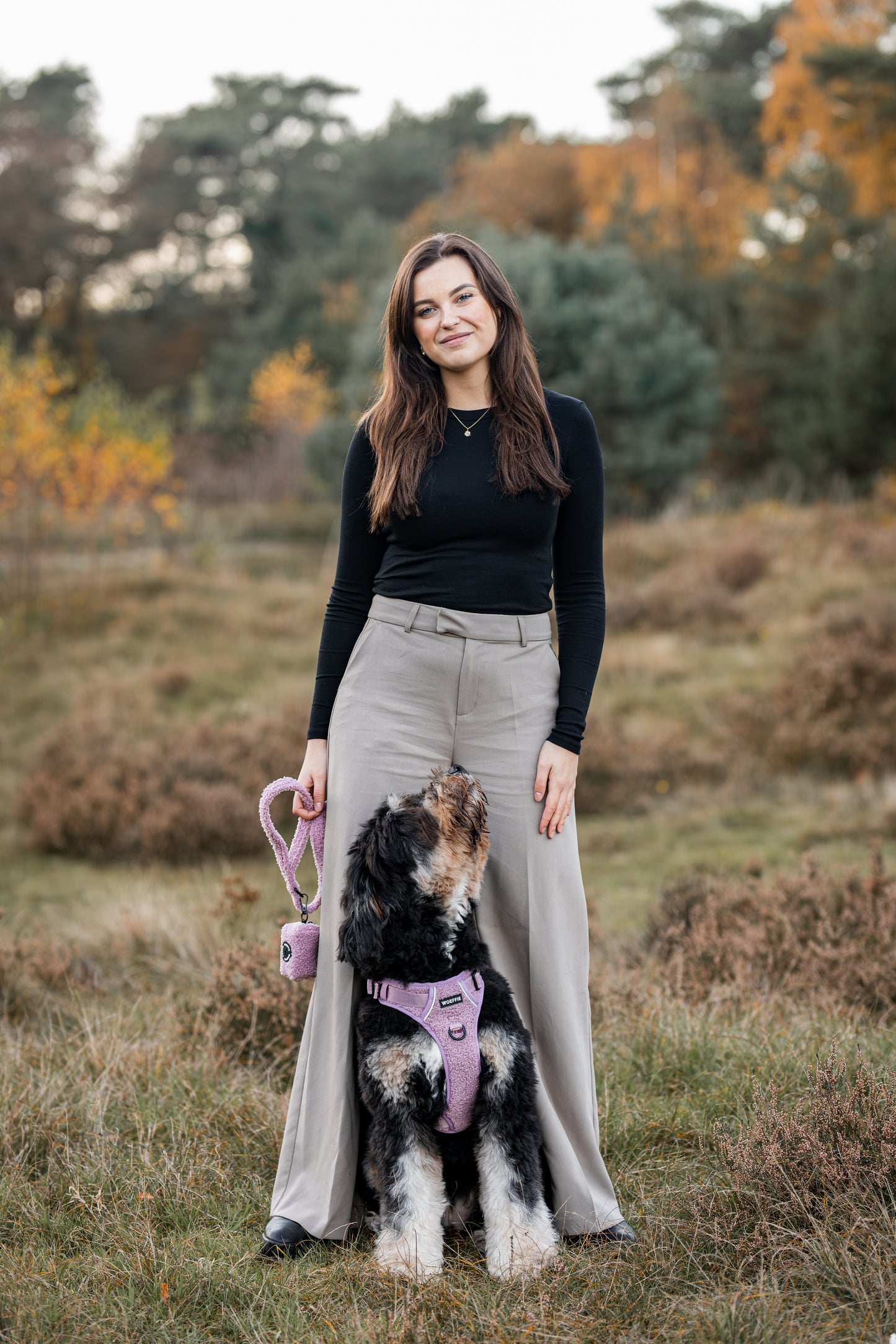 Zakjeshouder - Teddy Mauve