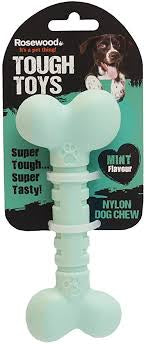 Snack - Hundekauknochen aus Nylon mit Rosenholz-Minzknochen - 12 cm (klein)