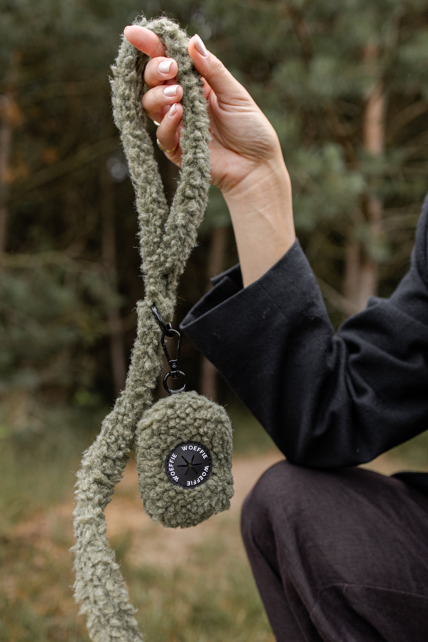 Zakjeshouder - Teddy Olive Green