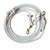 Handgemaakt - Handsfree Riem Pretty Peach (voor alle honden)