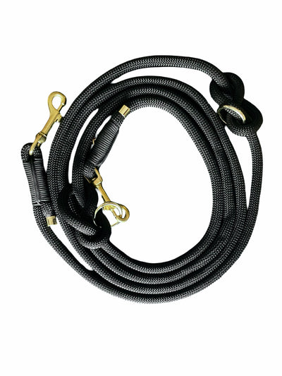Handgemaakt - Handsfree Riem Polka Dot (voor alle honden)