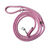 Handgemaakt - Riem met Groot Handvat Diny, roze (voor alle honden)