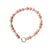 Handgemaakt - Tekenband Silicone Lavender Pink / Soft Beige