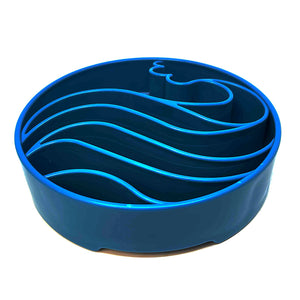 Snacks - Sodapup The Great Wave Ebowl Slow feeder – Blue
