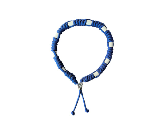 Handgemaakt - Tekenband Navy Blue (Snake)