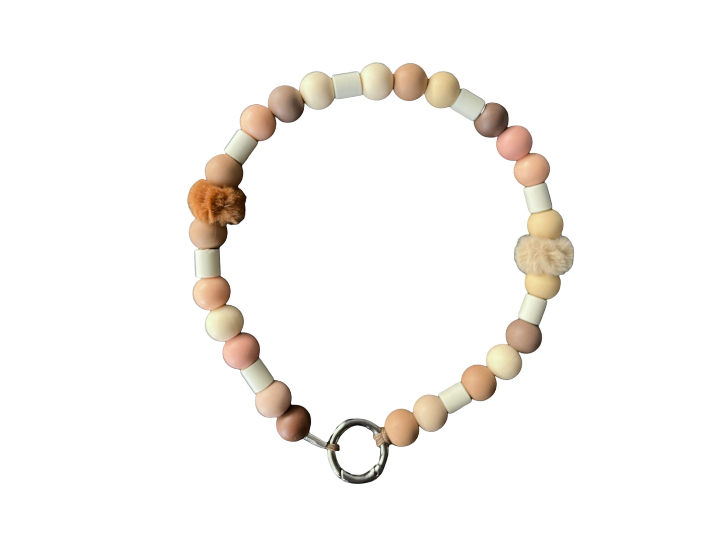 Handgemaakt - Tekenband Silicone Fluffy Beige