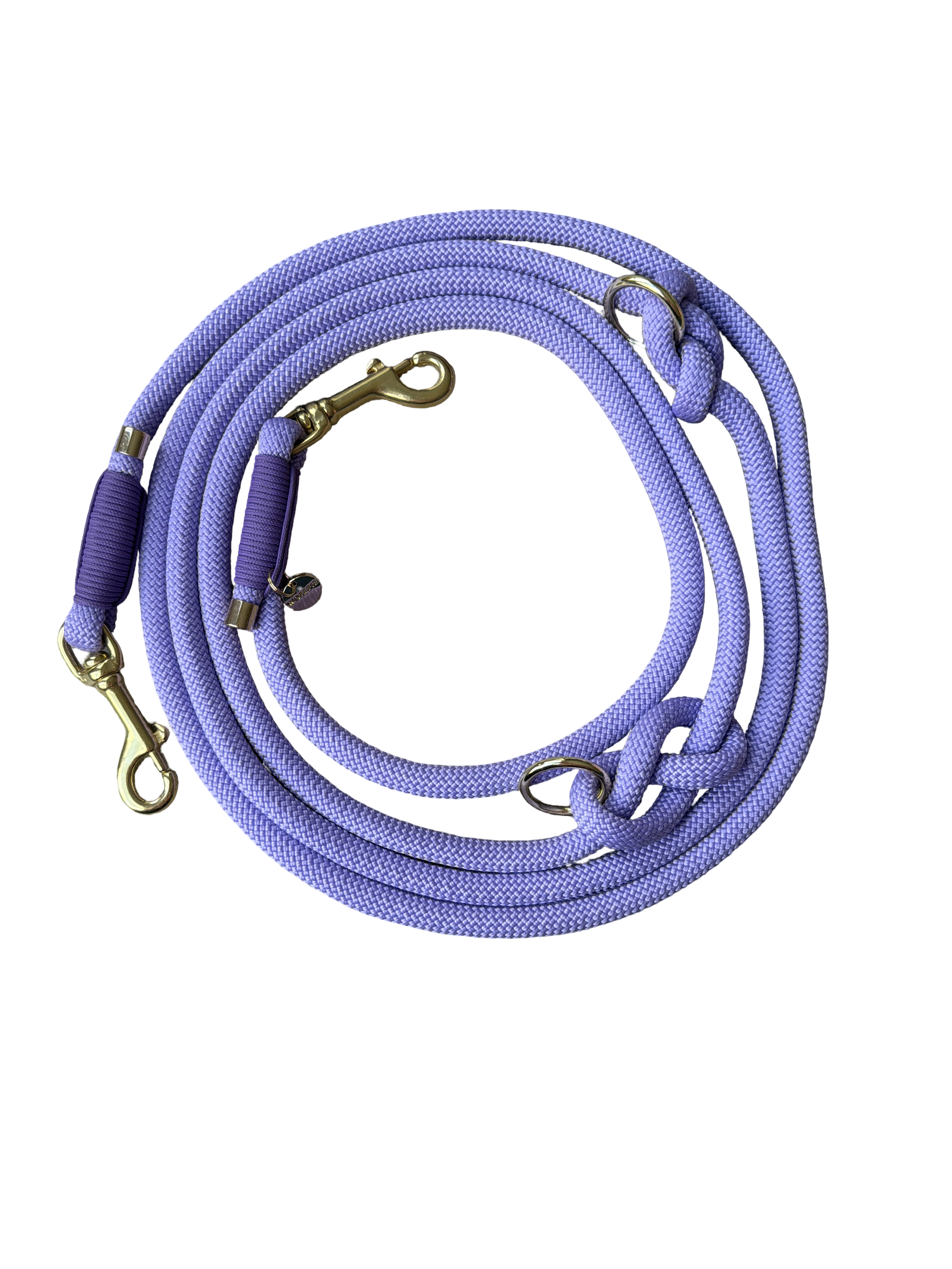 Handgemaakt - Handsfree Riem Lavender Fields (voor alle honden)