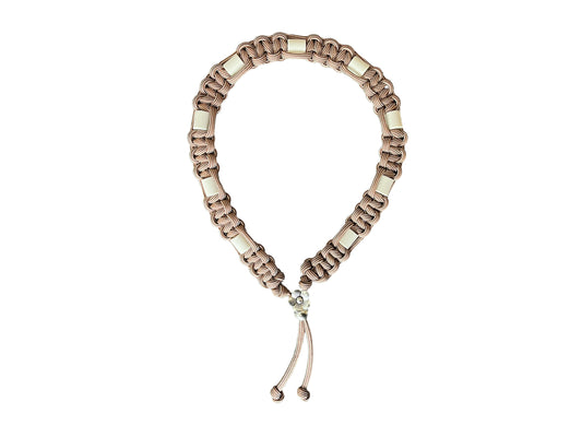 Handgemaakt - Tekenband Beige Brownie (Cobra)