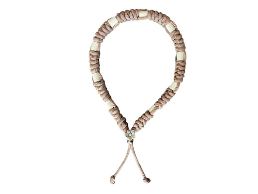 Handgemaakt - Tekenband Beige Brownie (Snake)