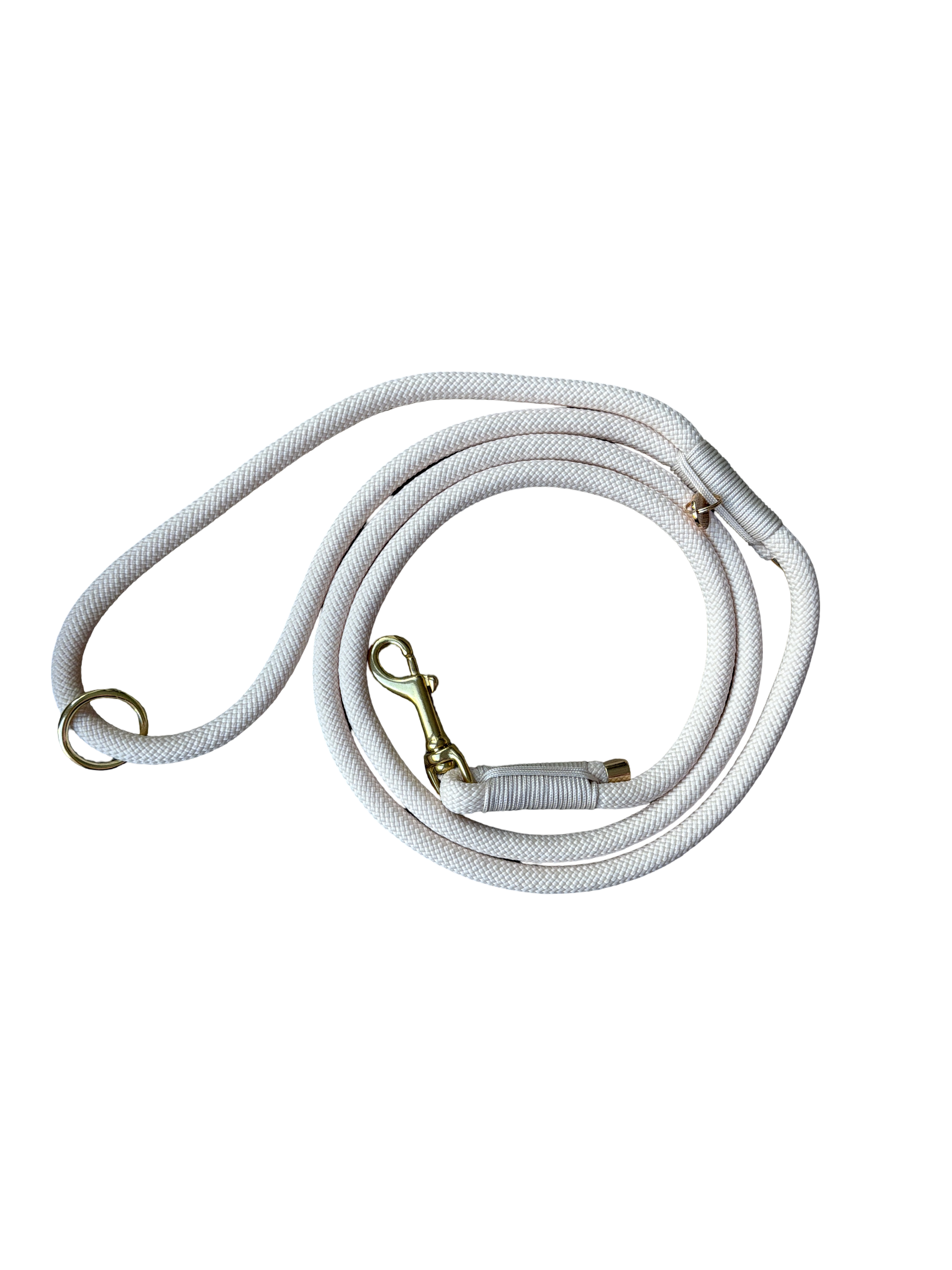 Handgemaakt - Riem met Groot Handvat Pretty Peach (voor honden tot 9 kg)