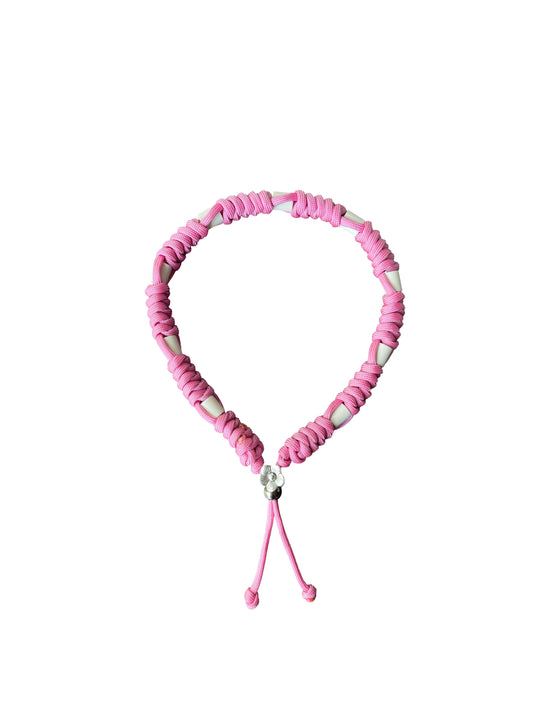 Handgemaakt - Tekenband Soft Old Pink (Snake)