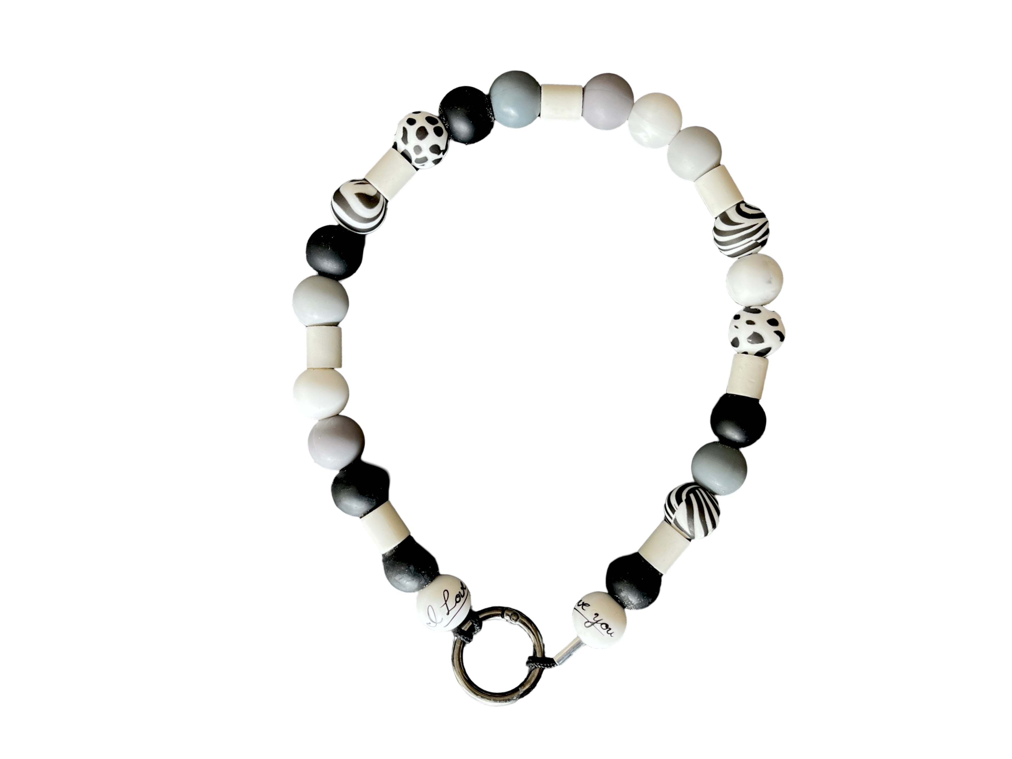 Handgemaakt - Tekenband Silicone Black