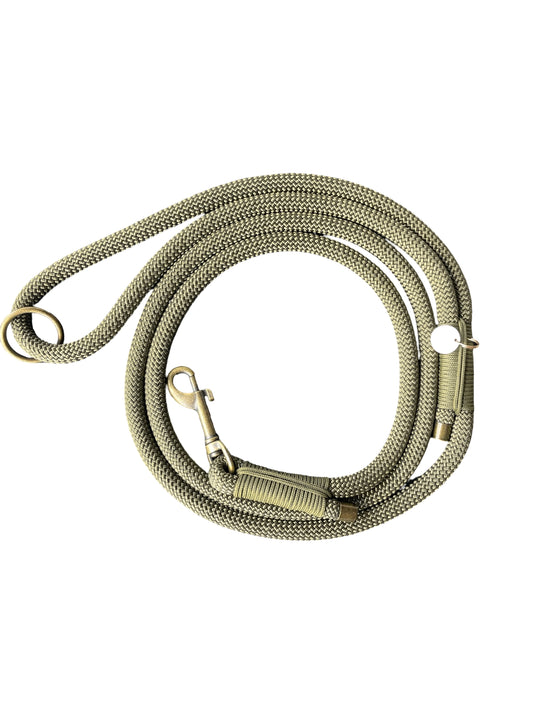 Handgemaakt - Riem met Groot Handvat Olive Green