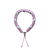 Handgemaakt - Tekenband Pastel Pink / White Diamonds (Cobra)