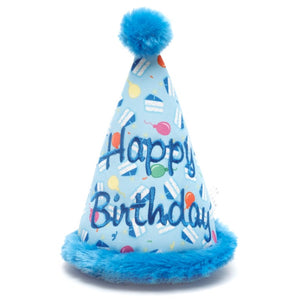 The Worthy Dog - Birthday Hat (Roze of Blauw)