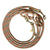 Handgemaakt - Handsfree Riem Tartan Beige (voor alle honden)