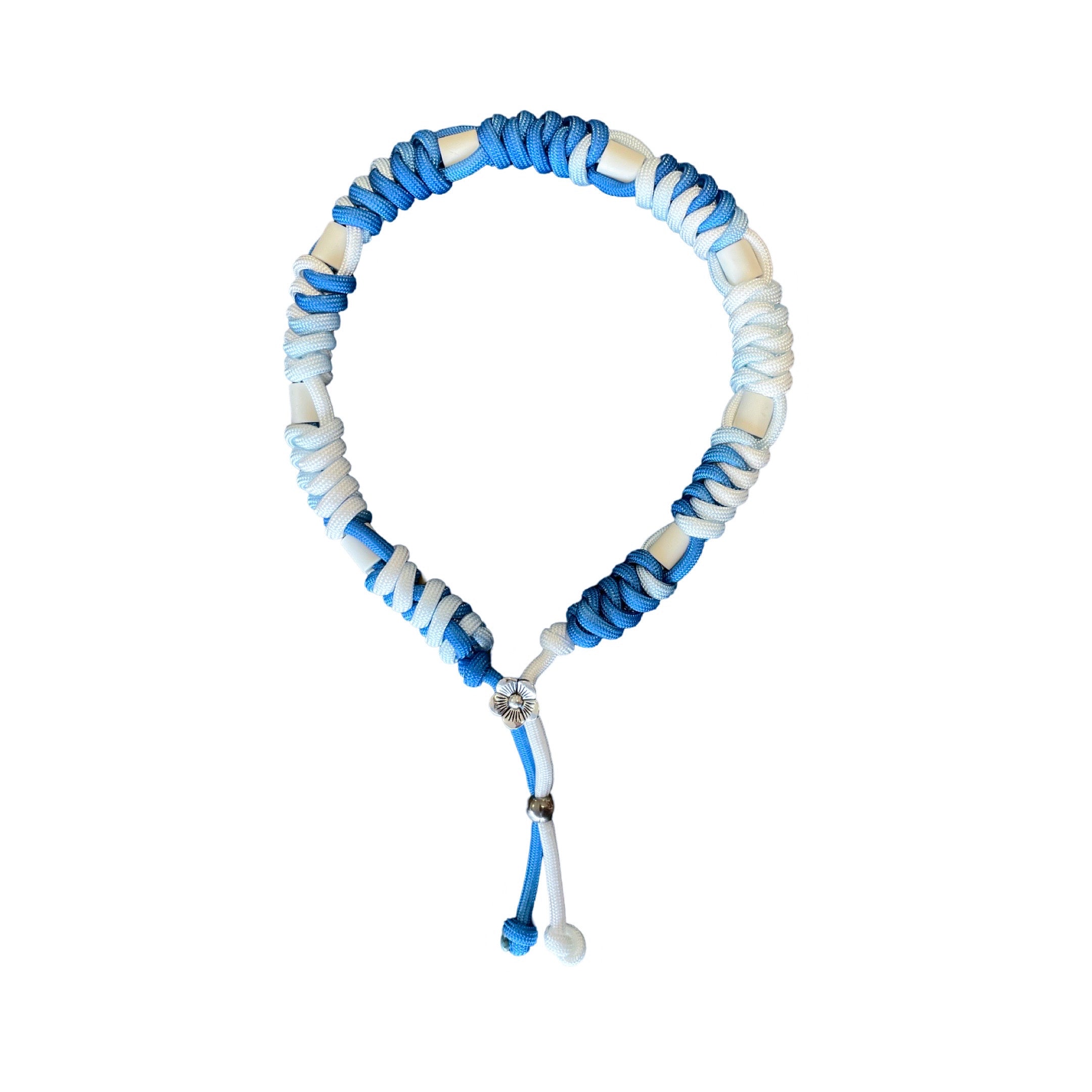 Handgemaakt - Tekenband Ombre Blue  (Snake)