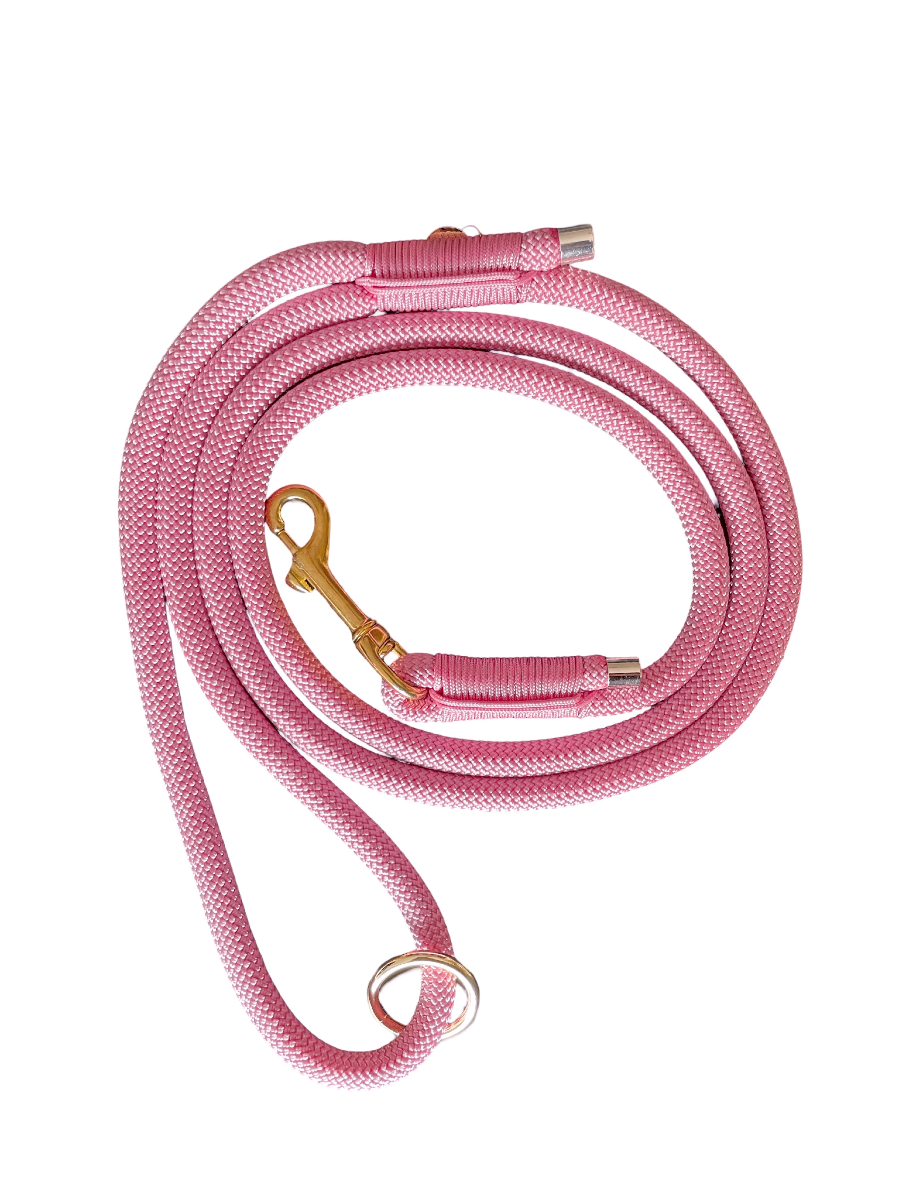Handgemaakt - Riem met Groot Handvat Old Pink (voor alle Woeffies)