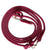 Handgemaakt - Handsfree Riem Forever In Red Rib  (voor kleine Woeffies tot 9 kg)