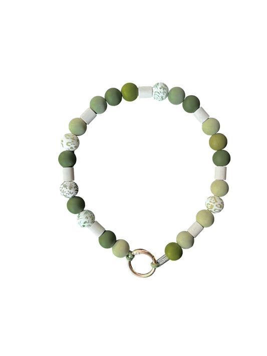 Handgemaakt - Tekenband Silicone - Olive Green