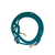 Handgemaakt - Handsfree Riem Teal (voor alle honden)
