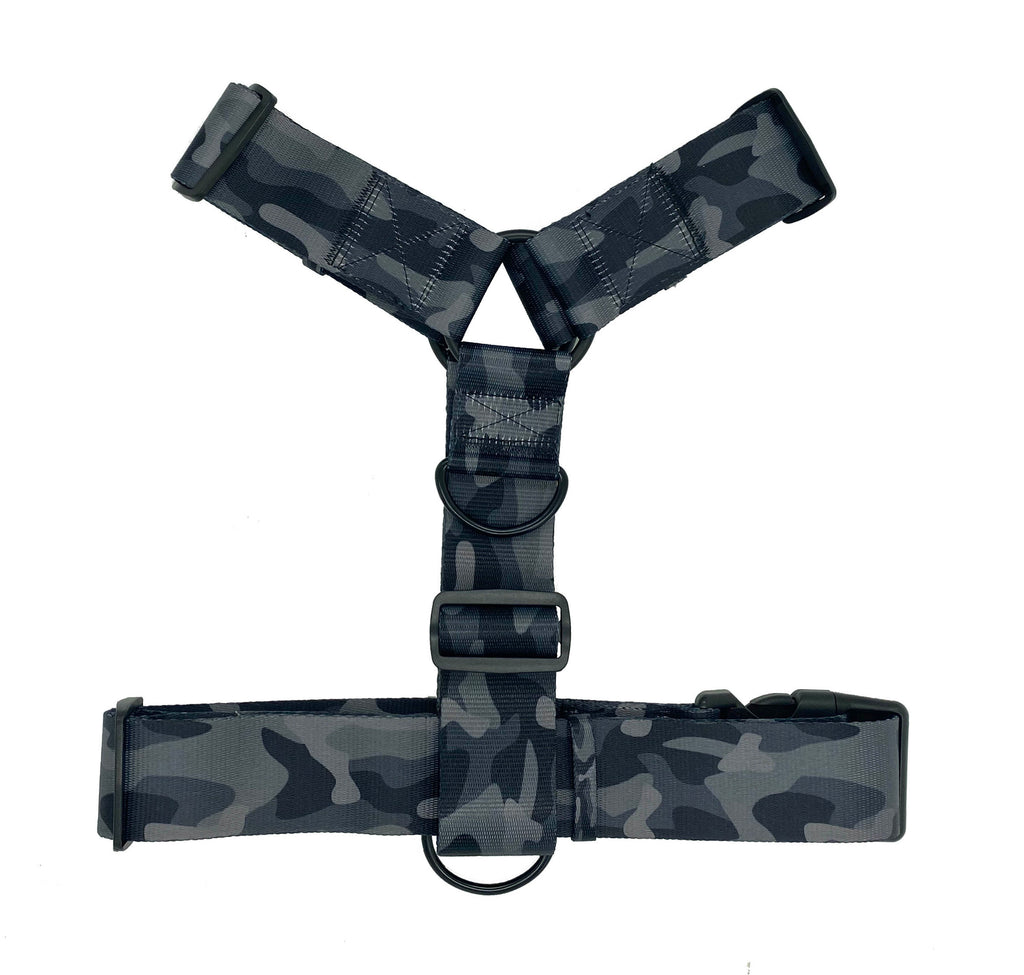 Gurtgeschirr - Schwarz Camouflage