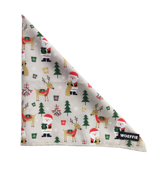Bandana - Santa & Reindeer