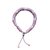 Handgemaakt - Tekenband Pastel Pink / White Diamonds (Snake)