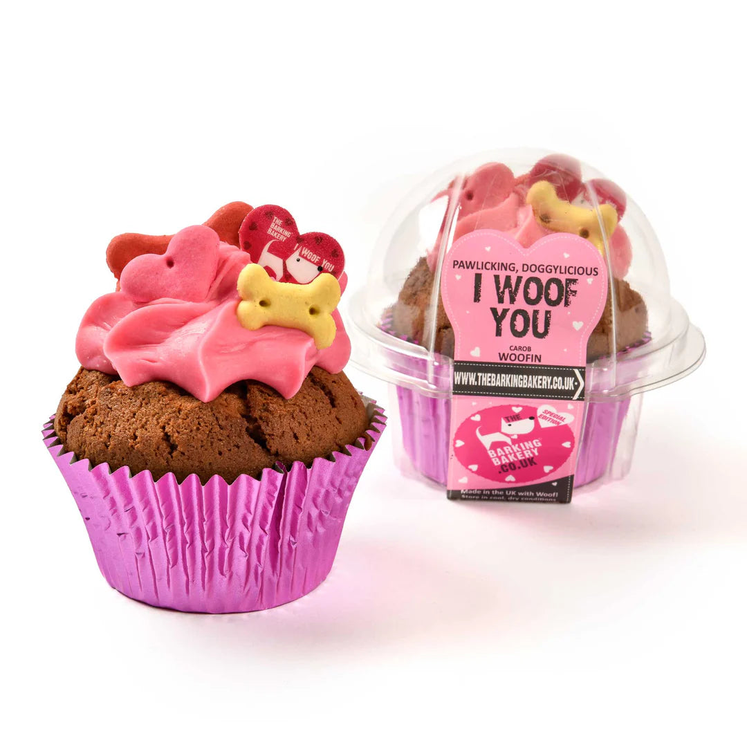 Snacks I woof you Pink Cupcake woeffie