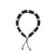 Handgemaakt -  Tekenband Emerald Green Rib (Snake)