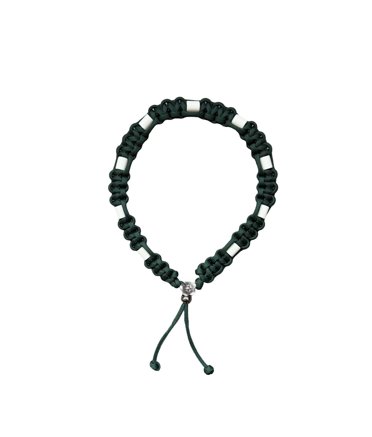 Handgemaakt -  Tekenband Emerald Green Rib (Snake)