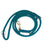 Handgemaakt - Riem met Groot Handvat Teal (voor alle honden)