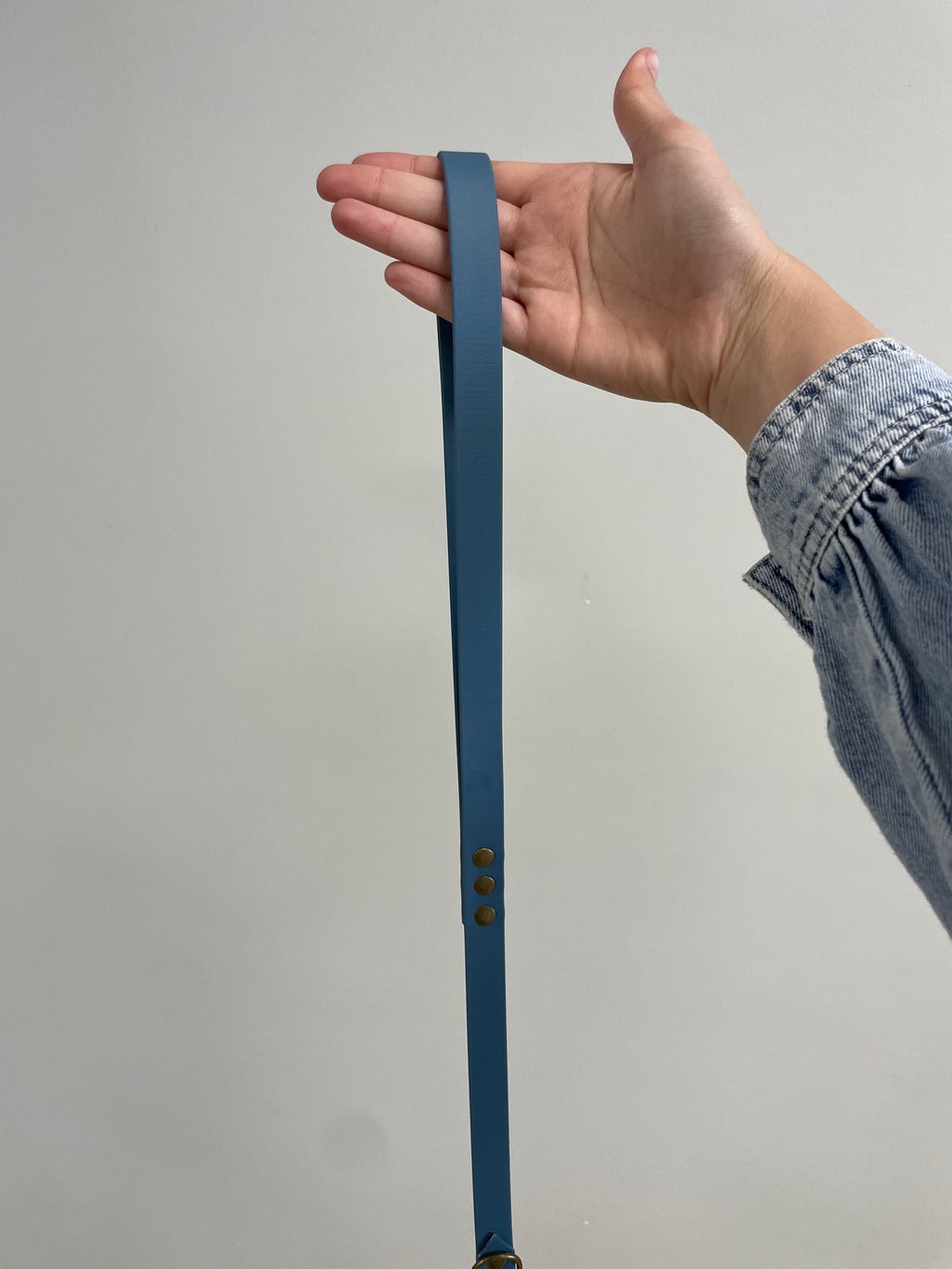 Handgemaakt - Biothane lijn Petrol Blauw