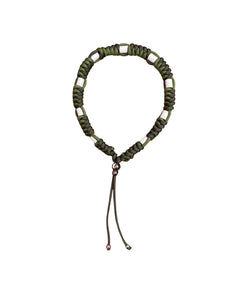 Handmade - Tick Collar Green Army/Green Pepper (Snake)