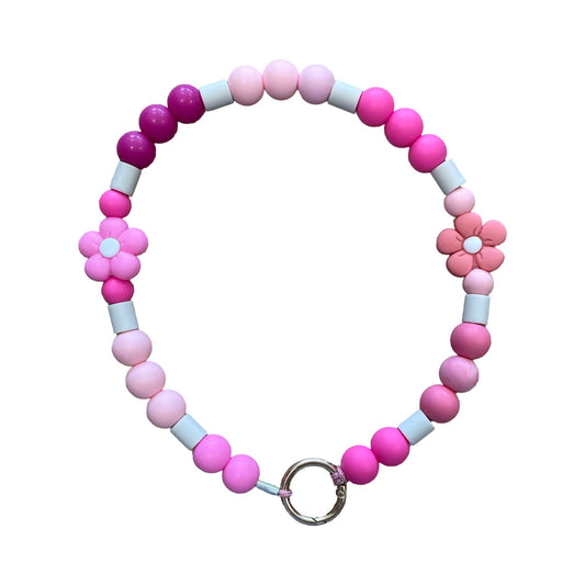 Handgemaakt - Tekenband Silicone - Ibiza Rose