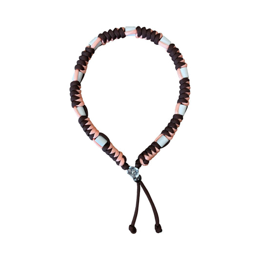 Handgemaakt - Tekenband Walnoot/Sinaasappel (Snake)