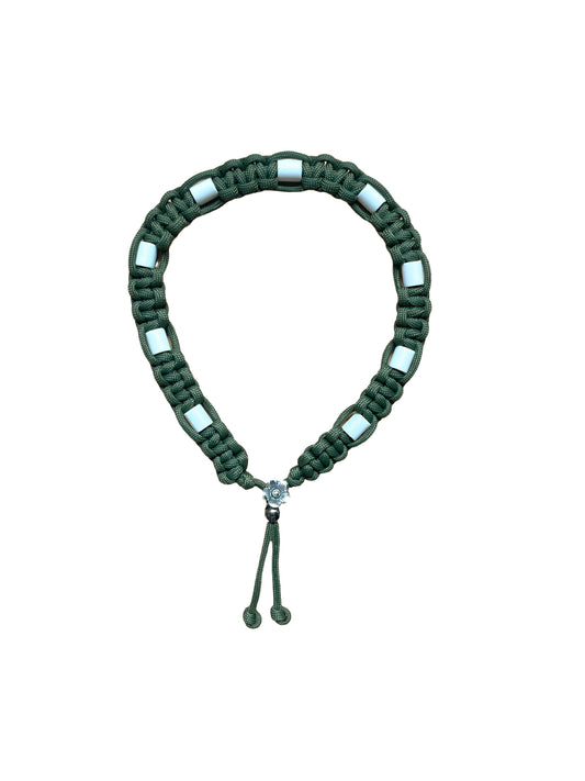 Handgemaakt - Tekenband Olive Green (Cobra)