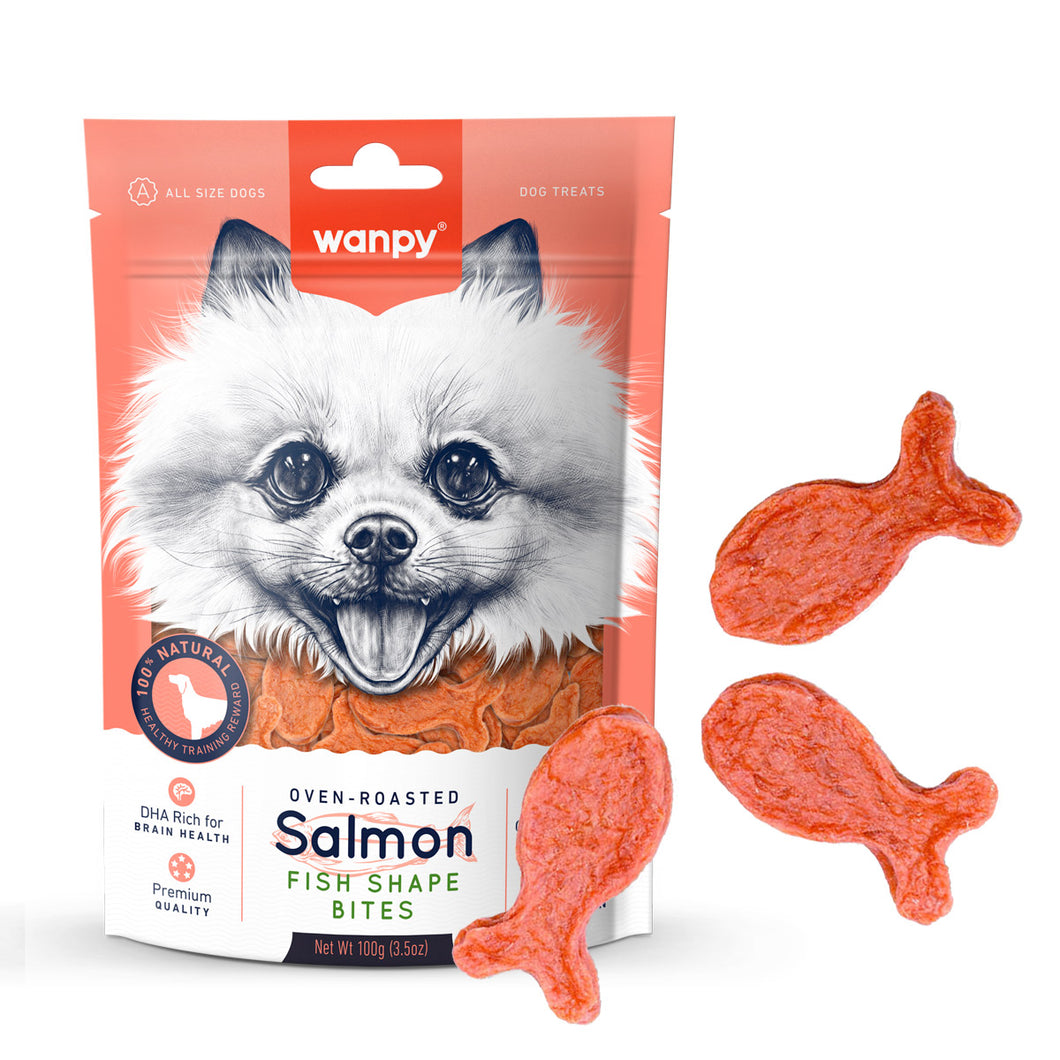 Wanpy - Salmon Fish Shape Bites