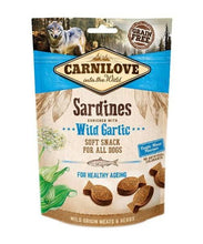 Load image into Gallery viewer, Snacks - Carnilove Soft Snacks Sardines / Wild Garlic