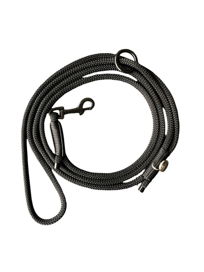 Handgemaakt - Riem met Groot Handvat Polka Dot (voor puppies en honden tot 9 kg)
