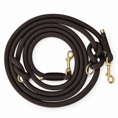 Handgemaakt - Handsfree Riem I Love Chocolate (voor alle honden)