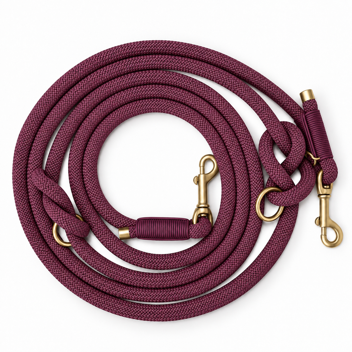 Handgemaakt - Handsfree Riem Purple Rain (voor honden tot 9 kg)