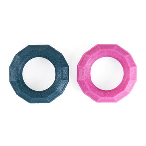 Zippypaws - ZippyTuff Ring Small 2-pack Emerald & Magenta