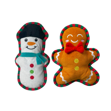 Kerst - Happy Pet Sneeuwman en Gingerbread 2 Set