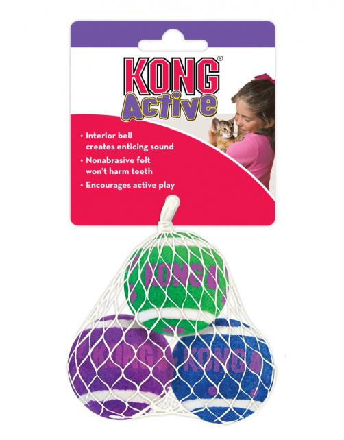 Meowie - Kong Tennisball mit Glöckchen