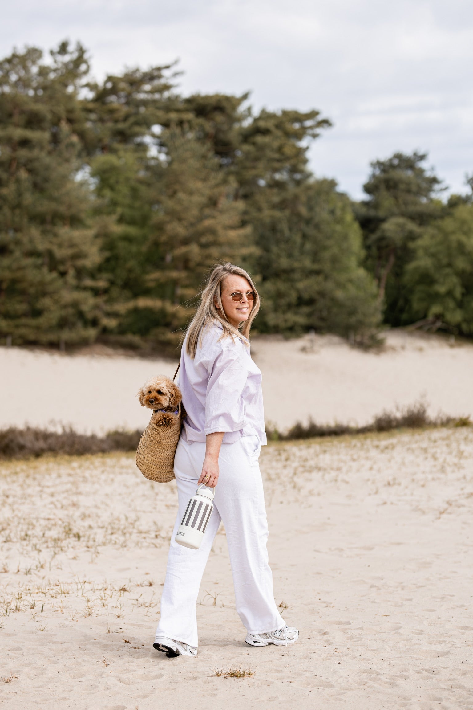 2-in-1 Thermos Waterfles beige / Bruin ( meerdere keuzes mogelijk!)